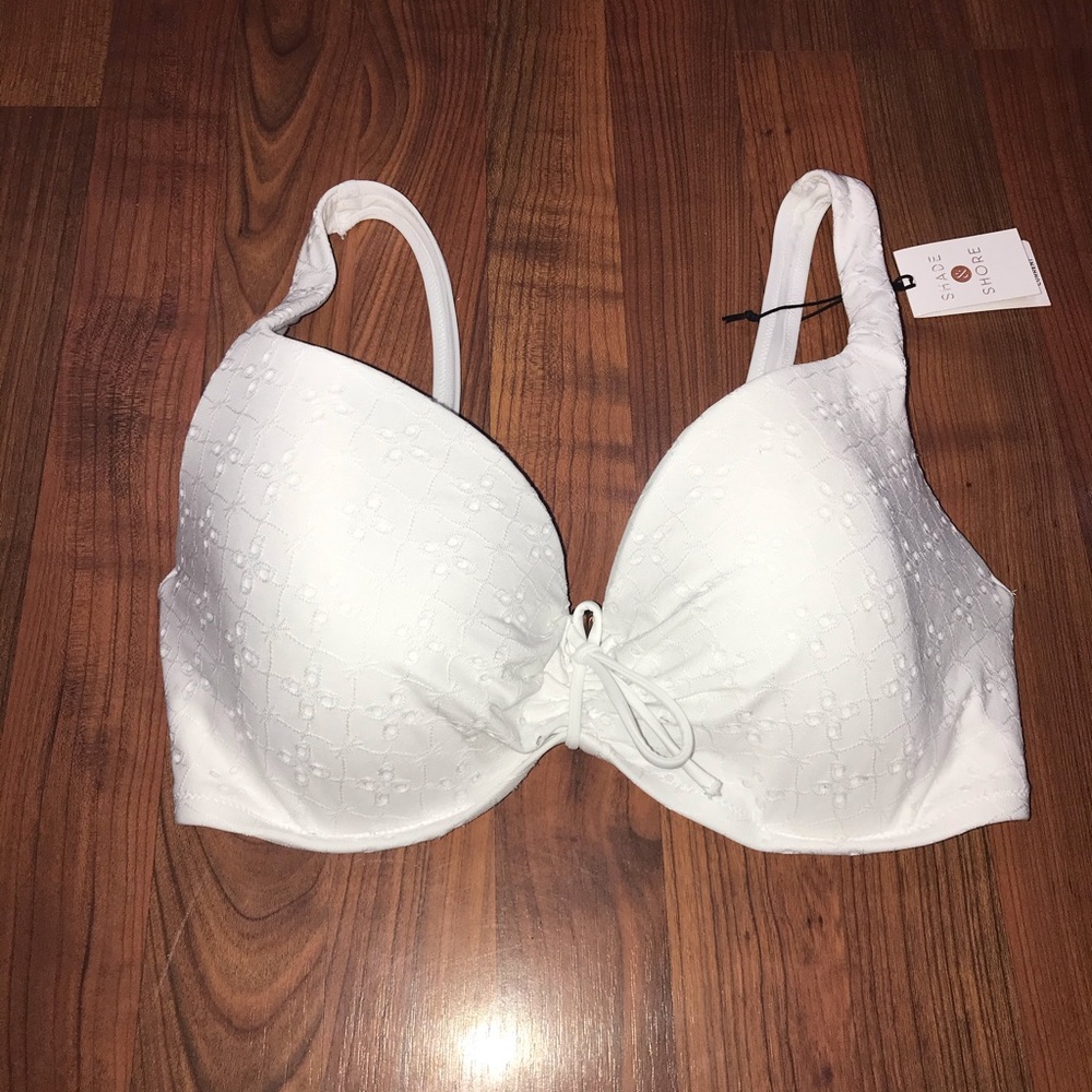NWT White swimsuit top